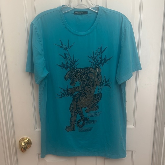 suslo couture Other - Suslo couture Blue Graphic Men's T-Shirt